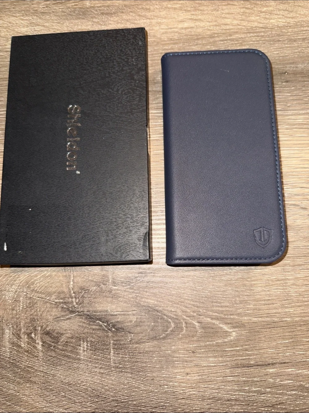 Shieldon Leather Wallet Phone Case - Compatible with iPhone SE3, SE2, 8, and 7.